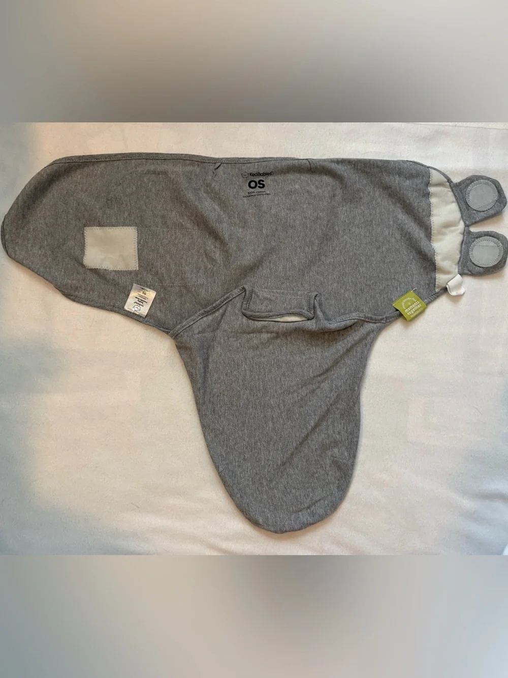 Neutral keababy swaddle and Lime summer Swaddle newborn Set